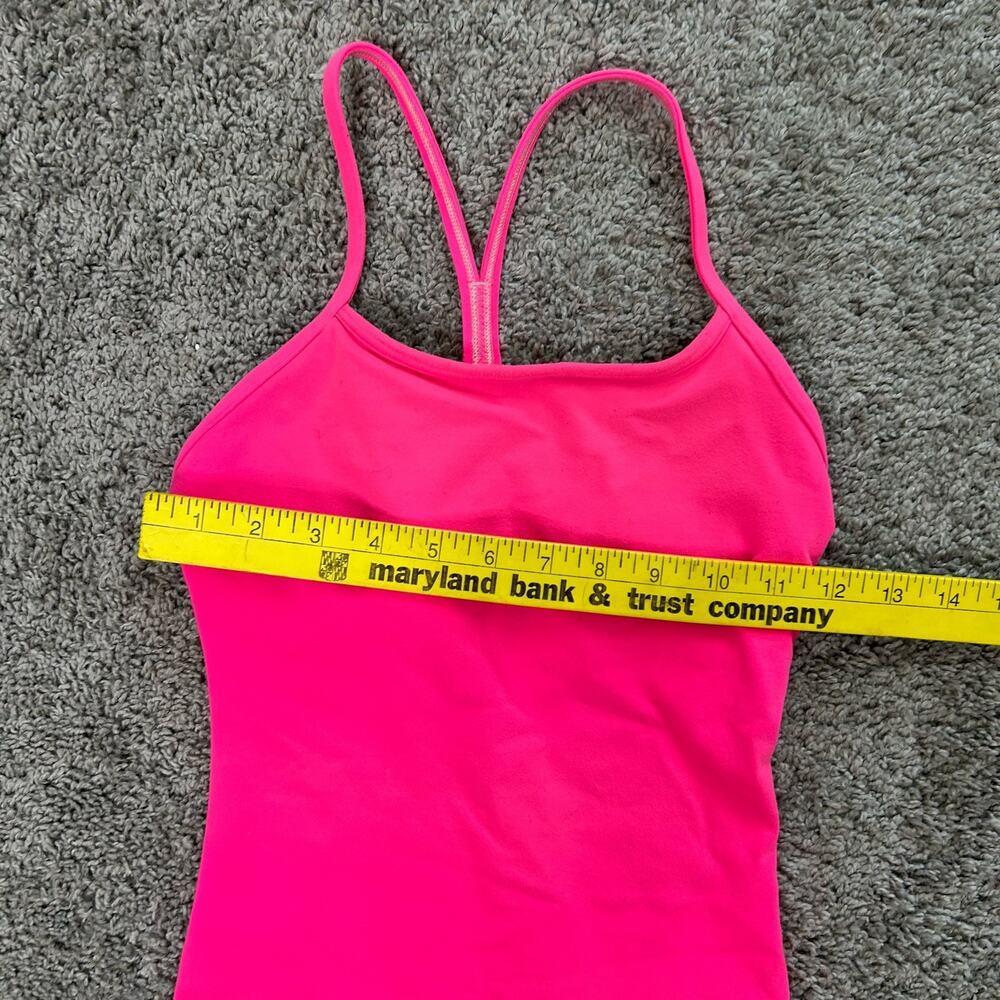 Lululemon Racerback Hot Pink Tank Size Small - Picture 5 of 6